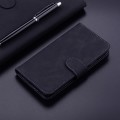 For Xiaomi Redmi A3 Skin Feel Pure Color Flip Leather Phone Case(Black)