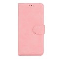 For Xiaomi Redmi K70E / Poco X6 Pro Skin Feel Pure Color Flip Leather Phone Case(Pink)