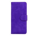 For Xiaomi Redmi Note 13 Pro 4G Skin Feel Pure Color Flip Leather Phone Case(Purple)