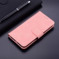 For Xiaomi Poco M6 Pro 4G Skin Feel Pure Color Flip Leather Phone Case(Pink)