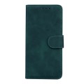 For OPPO A59 5G / A2M Skin Feel Pure Color Flip Leather Phone Case(Green)