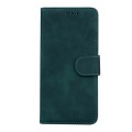 For Realme 12 5G Skin Feel Pure Color Flip Leather Phone Case(Green)