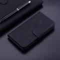 For Realme 12+ Skin Feel Pure Color Flip Leather Phone Case(Black)