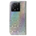 For Xiaomi 13T / 13T Pro / Redmi K60 Ultra Colorful Magnetic Buckle Leather Phone Case(Silver)