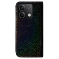 For Xiaomi Redmi Note 13 5G Colorful Magnetic Buckle Leather Phone Case(Black)
