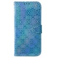 For Xiaomi Redmi Note 13 5G Colorful Magnetic Buckle Leather Phone Case(Blue)