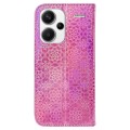 For Xiaomi Redmi Note 13 Pro+ 5G Colorful Magnetic Buckle Leather Phone Case(Pink)