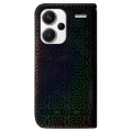 For Xiaomi Redmi Note 13 Pro+ 5G Colorful Magnetic Buckle Leather Phone Case(Black)