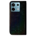 For Xiaomi Redmi Note 13 Pro 5G Colorful Magnetic Buckle Leather Phone Case(Black)