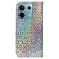 For Xiaomi Redmi Note 13 Pro 5G Colorful Magnetic Buckle Leather Phone Case(Silver)