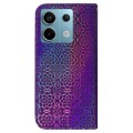 For Xiaomi Redmi Note 13 Pro 5G Colorful Magnetic Buckle Leather Phone Case(Purple)