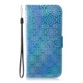 For OPPO F25 Pro 5G Global Colorful Magnetic Buckle Leather Phone Case(Blue)