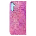 For Samsung Galaxy A25 5G Colorful Magnetic Buckle Leather Phone Case(Pink)
