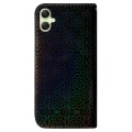 For Samsung Galaxy A05 Colorful Magnetic Buckle Leather Phone Case(Black)