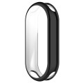 For Xiaomi Mi Band 8 Full Coverage TPU Electroplating Watch Protective Case(Black)