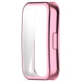 For Huawei Band 8 Full Coverage TPU Electroplating Watch Protective Case(Pink)