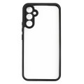 For Samsung Galaxy A34 5G Frosted TPU + Transparent PC Phone Case(Black)
