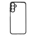 For Samsung Galaxy A15 Frosted TPU + Transparent PC Phone Case(Black)