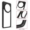 For Realme 12 Pro / 12 Pro+ Frosted TPU + Transparent PC Phone Case(Black)