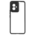 For Honor 100 Frosted TPU + Transparent PC Phone Case(Black)
