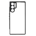 For ZTE nubia Red Magic 9 Pro / 9 Pro+ Frosted TPU + Transparent PC Phone Case(Black)