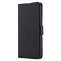 For Honor Magic6 Pro Ultra-thin Voltage Side Buckle Horizontal Flip Leather Phone Case(Black)