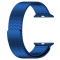 For Apple Watch 8 41mm Magnetic Buckle Stainless Steel Metal Watch Band(Blue)