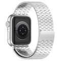 For Apple Watch 6 40mm Magnetic Buckle Stainless Steel Metal Watch Band(Silver)