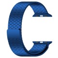 For Apple Watch SE 2023 44mm Magnetic Buckle Stainless Steel Metal Watch Band(Blue)