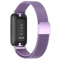 For Fitbit Inspire 3 Milanese Metal Watch Band(Light Purple)