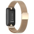 For Fitbit Inspire 3 Milanese Metal Watch Band(Champagne Color)