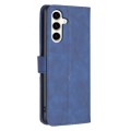 For Samsung Galaxy S23 FE 5G Magnetic Buckle Rhombus Texture Leather Phone Case(Blue)