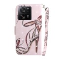 For Xiaomi 13T / 13T Pro / Redmi K60 Ultra 3D Colored Horizontal Flip Leather Phone Case(Butterfly H