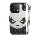 For Xiaomi Redmi Note 13 5G 3D Colored Horizontal Flip Leather Phone Case(Angry Bear)