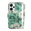 For Xiaomi Redmi Note 13 Pro+ 5G 3D Colored Horizontal Flip Leather Phone Case(Watercolor Flower)