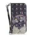 For Xiaomi Redmi Note 13 Pro+ 5G 3D Colored Horizontal Flip Leather Phone Case(Hug Cat)