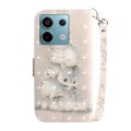 For Xiaomi Redmi Note 13 Pro 5G 3D Colored Horizontal Flip Leather Phone Case(Squirrels)
