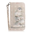 For Xiaomi Redmi Note 13 Pro 4G 3D Colored Horizontal Flip Leather Phone Case(Squirrels)