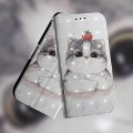 For Xiaomi Poco M6 Pro 4G 3D Colored Horizontal Flip Leather Phone Case(Cute Cat)