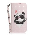 For Xiaomi Redmi Note 13R Pro 3D Colored Horizontal Flip Leather Phone Case(Heart Panda)