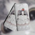 For Realme 12 Pro+ Global 3D Colored Horizontal Flip Leather Phone Case(Cute Cat)