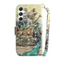 For Samsung Galaxy S24 5G 3D Colored Horizontal Flip Leather Phone Case(Zoo)