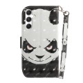 For Samsung Galaxy S24 5G 3D Colored Horizontal Flip Leather Phone Case(Angry Bear)