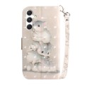 For Samsung Galaxy S24 5G 3D Colored Horizontal Flip Leather Phone Case(Squirrels)