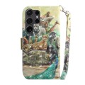 For Samsung Galaxy S24 Ultra 5G 3D Colored Horizontal Flip Leather Phone Case(Zoo)