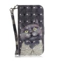 For Tecno Spark 20 Pro 3D Colored Horizontal Flip Leather Phone Case(Hug Cat)