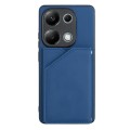 For Xiaomi Redmi Note 13 Pro 4G Global Skin Feel PU + TPU + PC Card Slots Phone Case(Royal Blue)