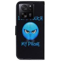 For Xiaomi 13T / 13T Pro / Redmi K60 Ultra Coloured Drawing Flip Leather Phone Case(Anger)