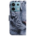 For Xiaomi Redmi Note 13 Pro 5G Coloured Drawing Flip Leather Phone Case(Tiger)