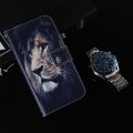 For Xiaomi Redmi A3 Coloured Drawing Flip Leather Phone Case(Lion)